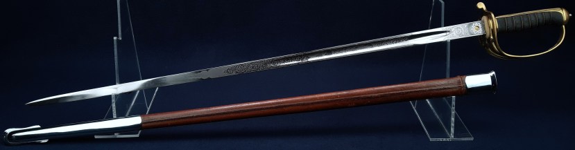 British 1892 Pattern Royal Army Medical Corps Officers Sword of Lt Col Richard George Hanley 06